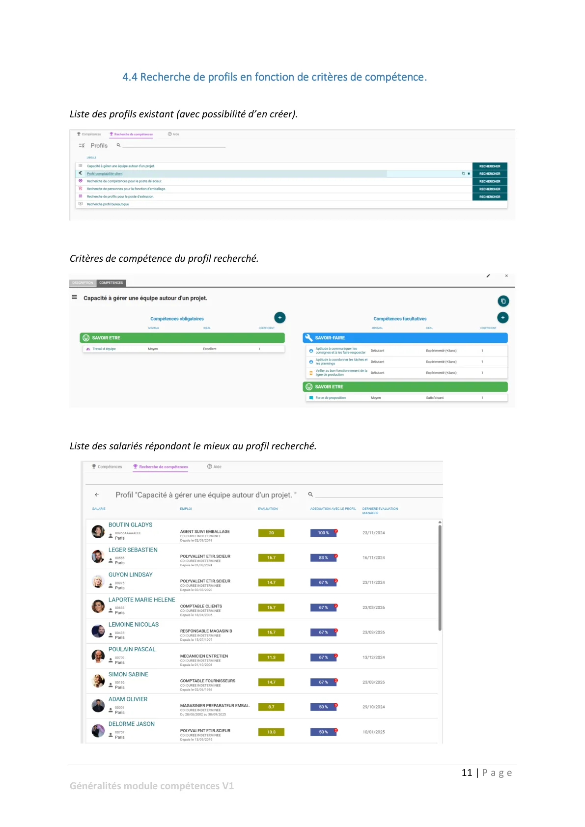 Les analyses possibles — page 4