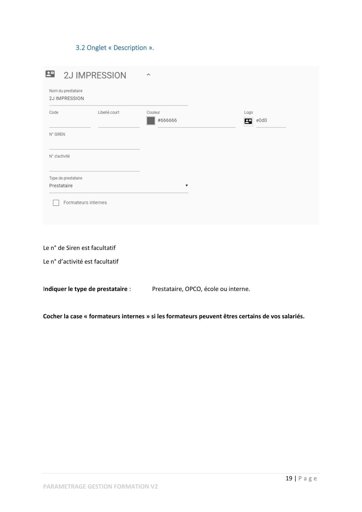 Les prestataires — page 2