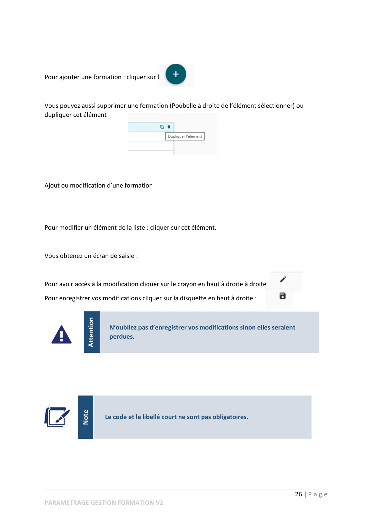 Le catalogue de formations — page 2