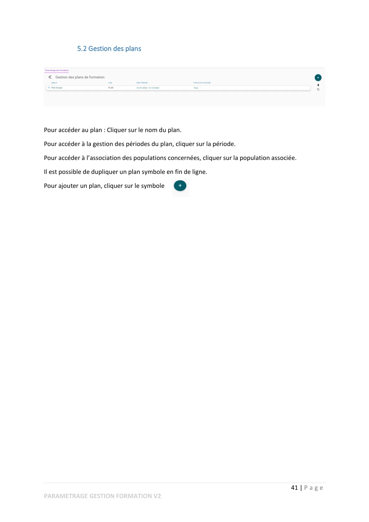 Les plans de formation — page 2