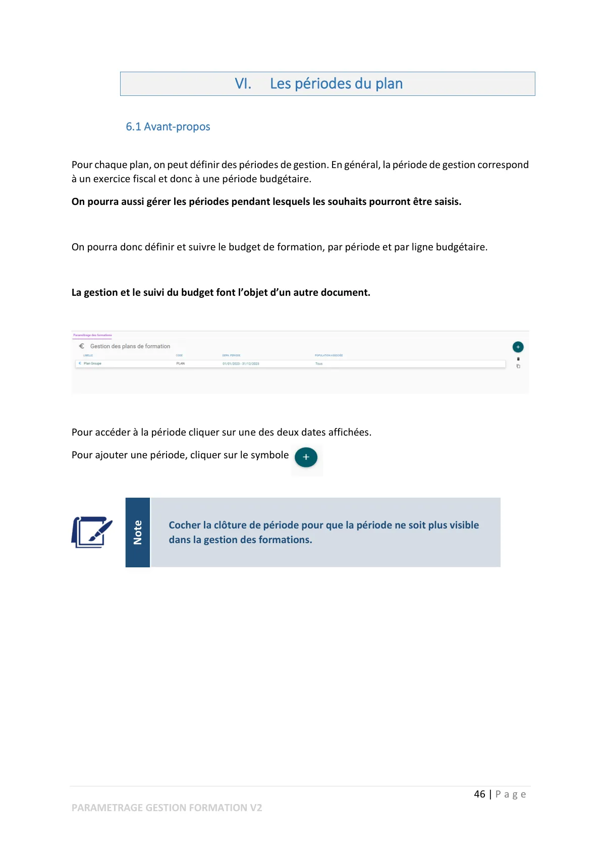 Les périodes du plan — page 1